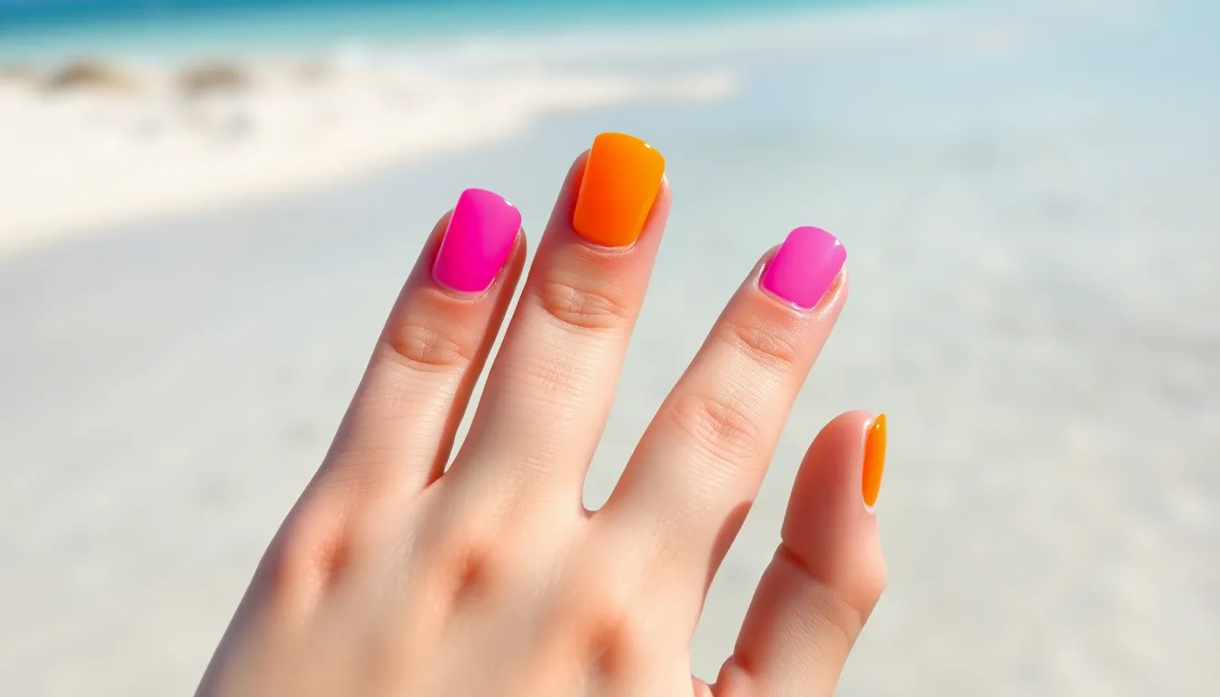 25 Cute French Tip Nail Designs for Summer That'll Make You Beach-Ready 2 25 Cute French Tip Nail Designs for Summer That'll Make You Beach-Ready 1
