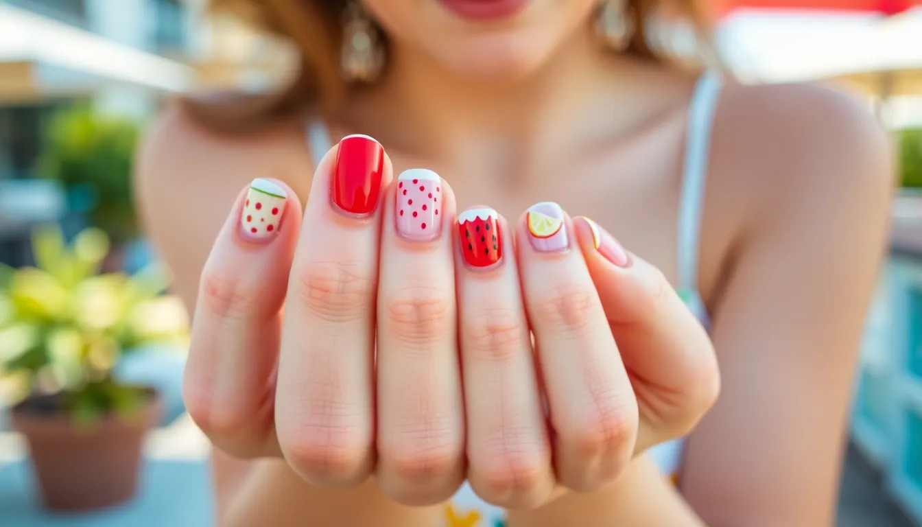 50+ Cute Summer Nail Ideas for Short Nails That Actually Look Amazing 2 50+ Cute Summer Nail Ideas for Short Nails That Actually Look Amazing 1