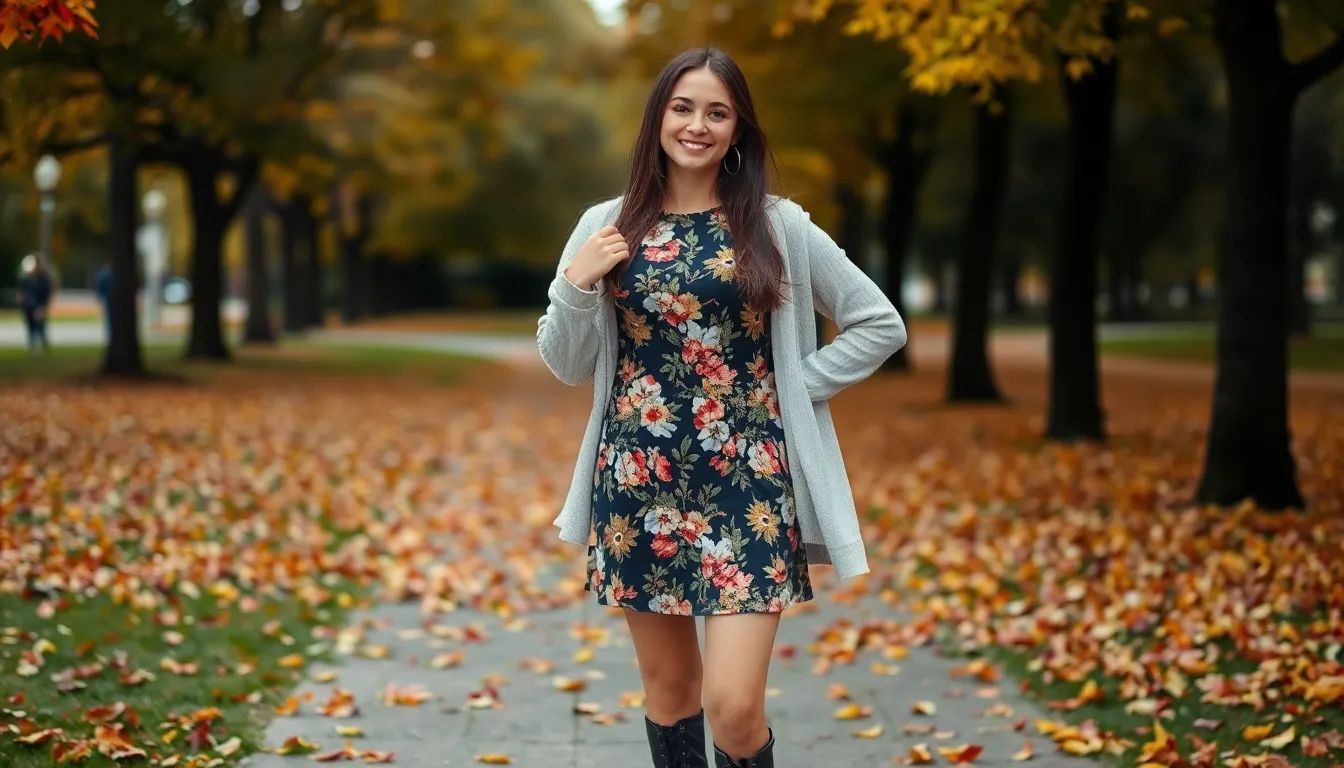 15 Chic Fall Dresses with Ankle Booties That'll Transform Your Autumn Wardrobe 2 15 Chic Fall Dresses with Ankle Booties That'll Transform Your Autumn Wardrobe 1
