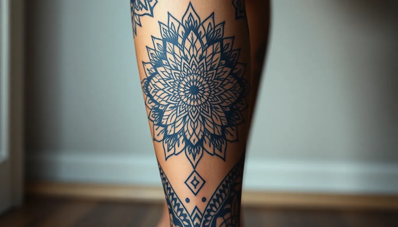 25 Stunning Leg Tattoo Cover Up Ideas for Women (Transform Your Unwanted Ink!) 2 25 Stunning Leg Tattoo Cover Up Ideas for Women (Transform Your Unwanted Ink!) 1