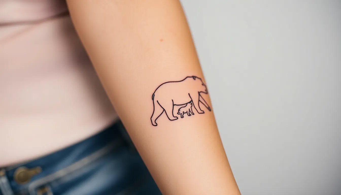 50+ Fierce Mama Bear Tattoo Ideas for Women Who Protect Their Cubs 2 50+ Fierce Mama Bear Tattoo Ideas for Women Who Protect Their Cubs 1