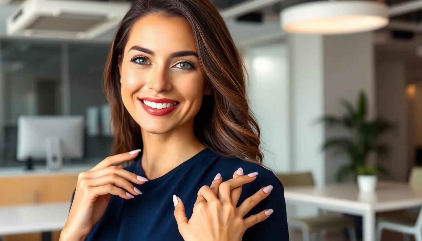 Best Nail Colors for Navy Blue Dress: 15 Perfect Shades That Always Work 2 Best Nail Colors for Navy Blue Dress: 15 Perfect Shades That Always Work 1
