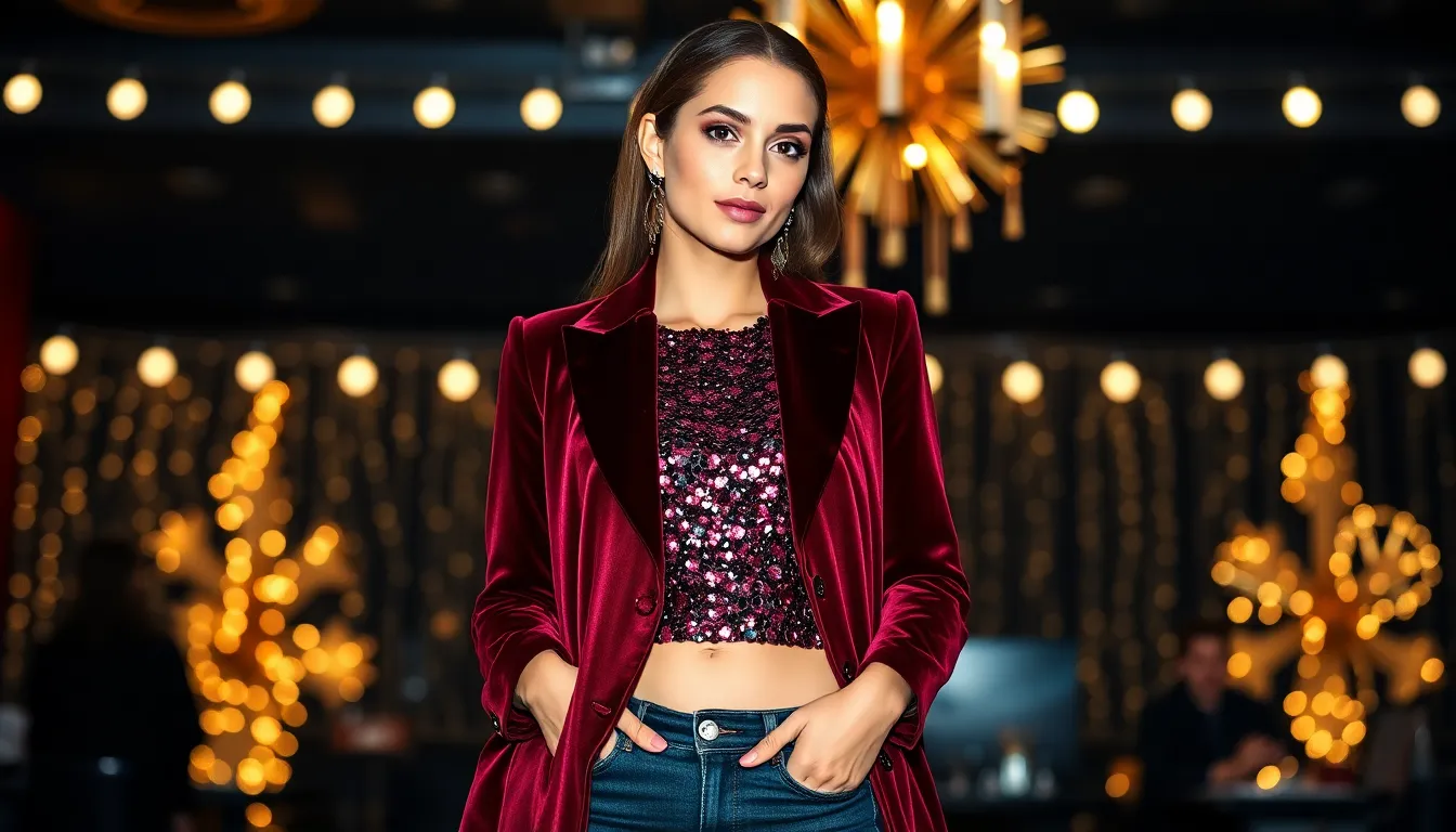 25 Stunning New Years Outfit Ideas for Women That'll Make You Shine All Night 2 25 Stunning New Years Outfit Ideas for Women That'll Make You Shine All Night 1
