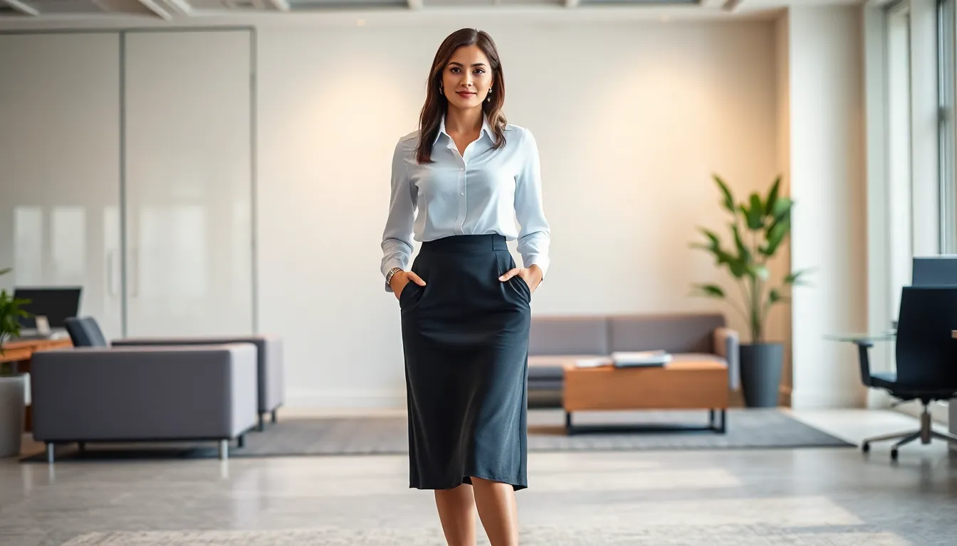 15 Official Skirts Work Outfits That Elevate Your Office Wear Game 2 15 Official Skirts Work Outfits That Elevate Your Office Wear Game 1