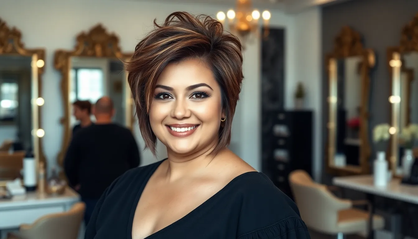 Best Short Hair for Round Face Plus Size: 15 Flattering Cuts That Actually Work 2 Best Short Hair for Round Face Plus Size: 15 Flattering Cuts That Actually Work 1