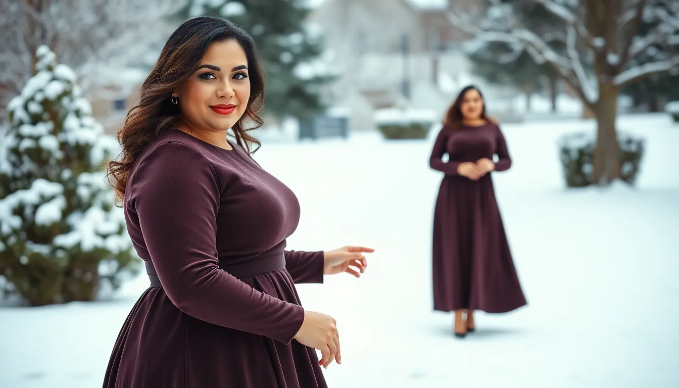 Plus Size Winter Wedding Guest Outfits: 15 Chic Looks That Keep You Warm & Stylish 2 Plus Size Winter Wedding Guest Outfits: 15 Chic Looks That Keep You Warm & Stylish 1