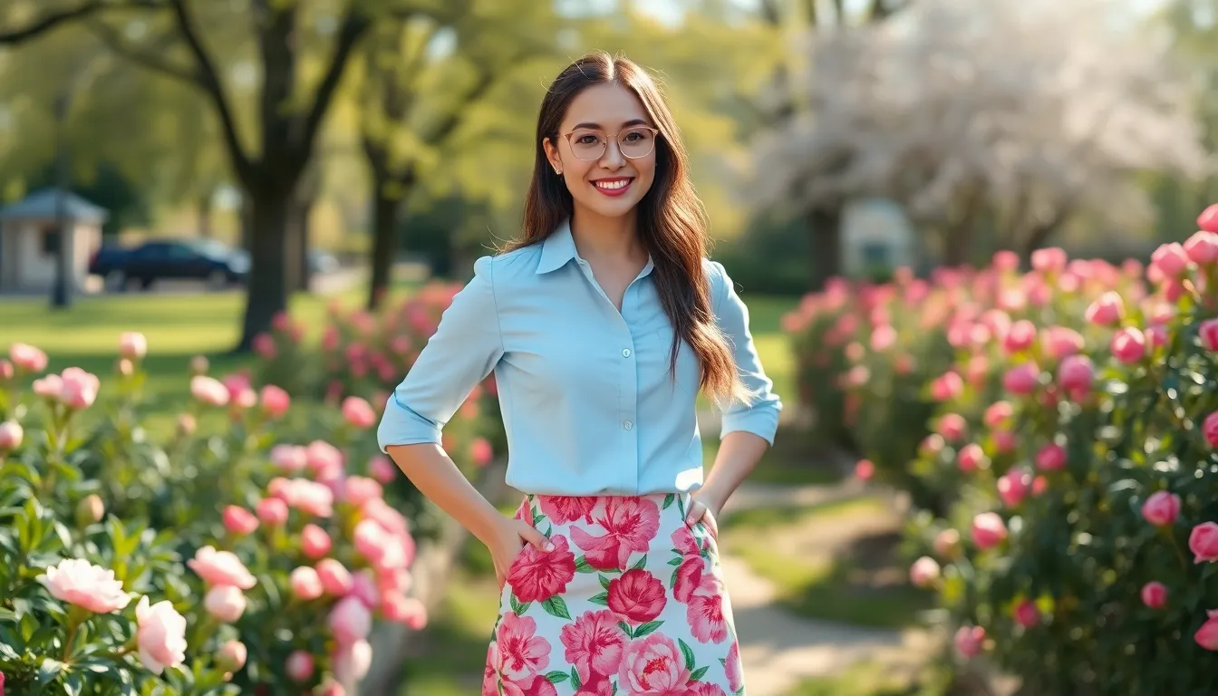 25 Chic Blue Shirt Outfits for Women: From Office to Weekend Style Guide 7