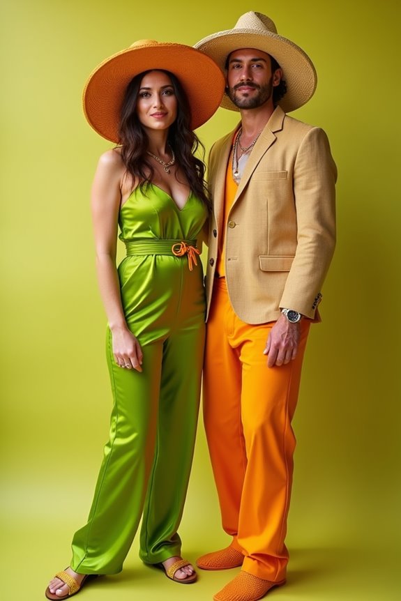 avocado and taco duo coordinated