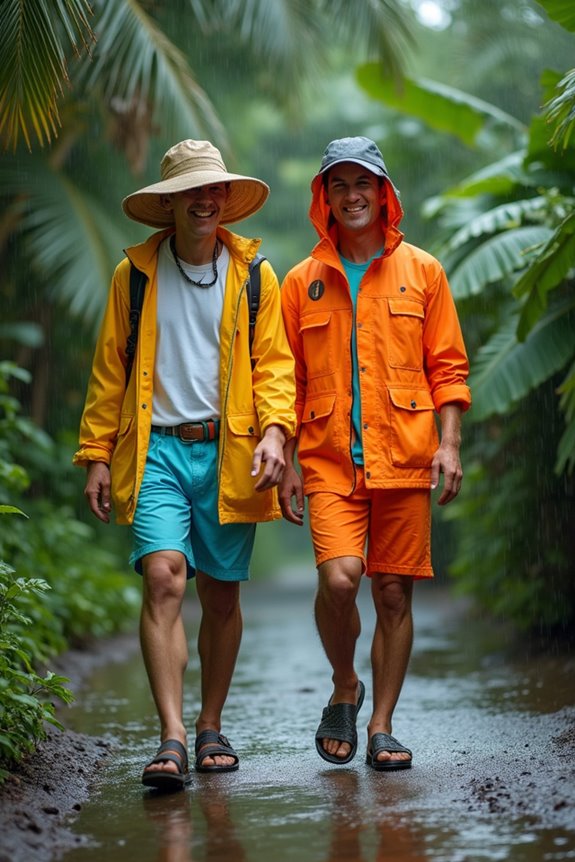 belize rain gear essential