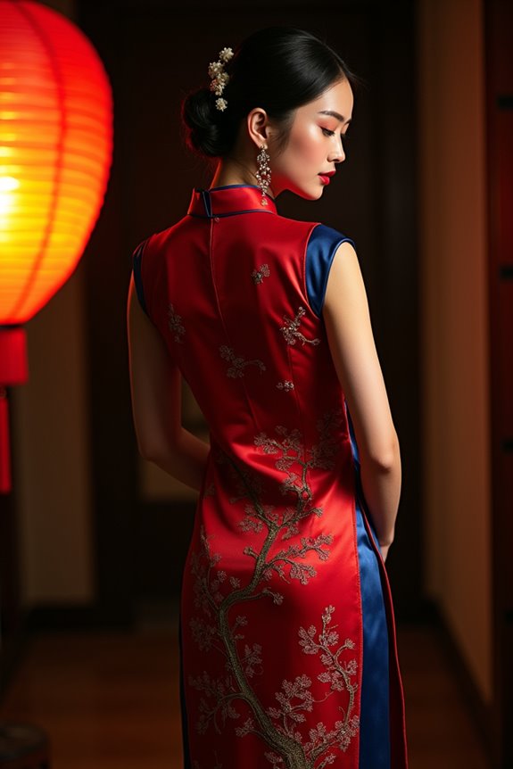 classic cheongsam blends tradition with modern elegance