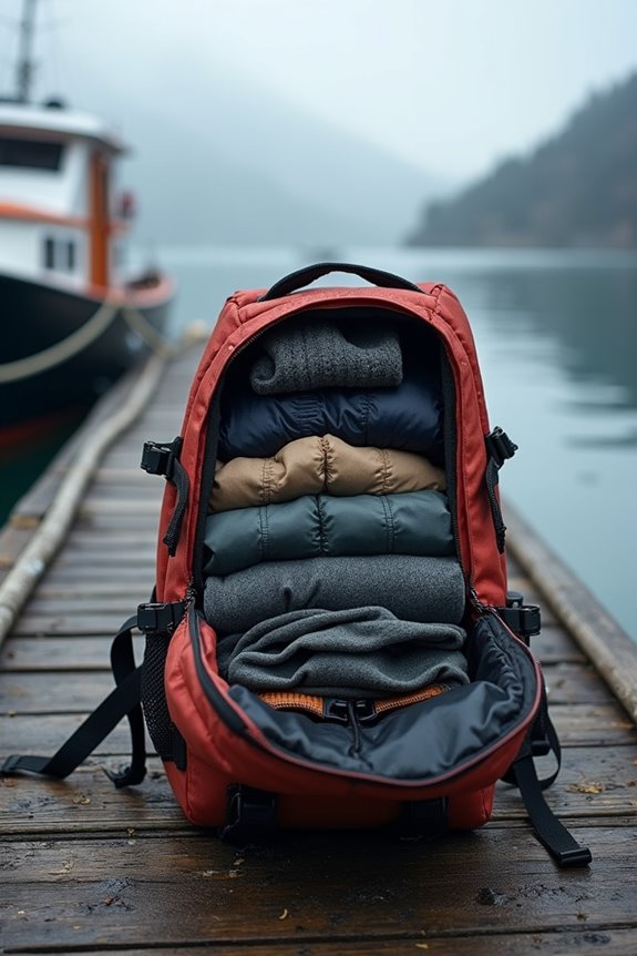 compact daypack alaska weather ready