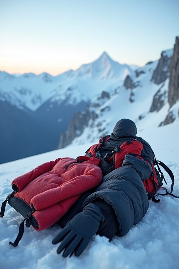 fleece and down layering versatility