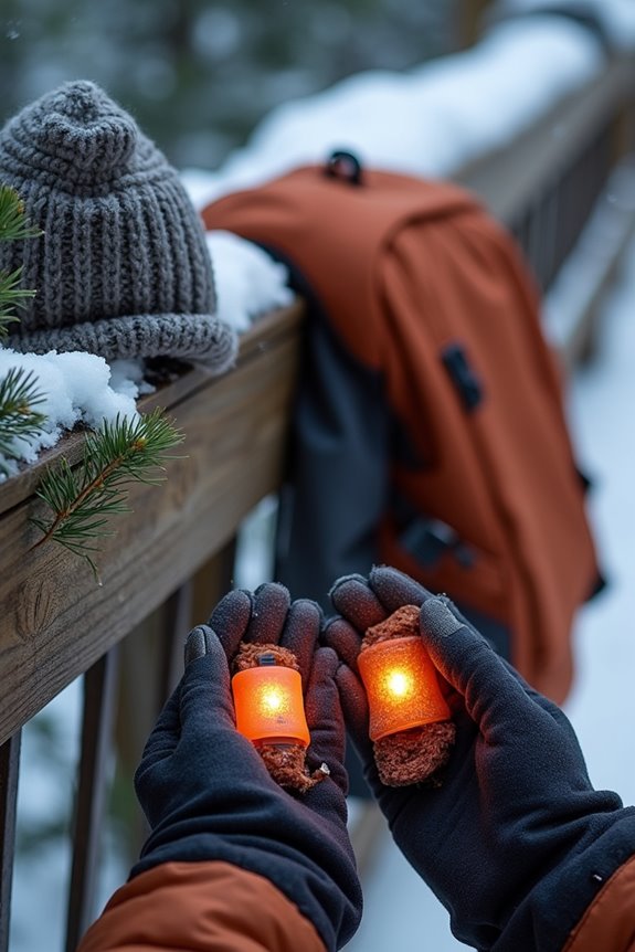 hand and toe warmers extend outdoor warmth
