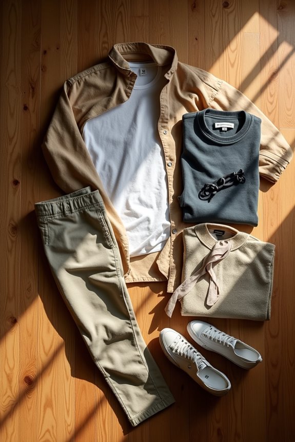 layered outfits for variable temps