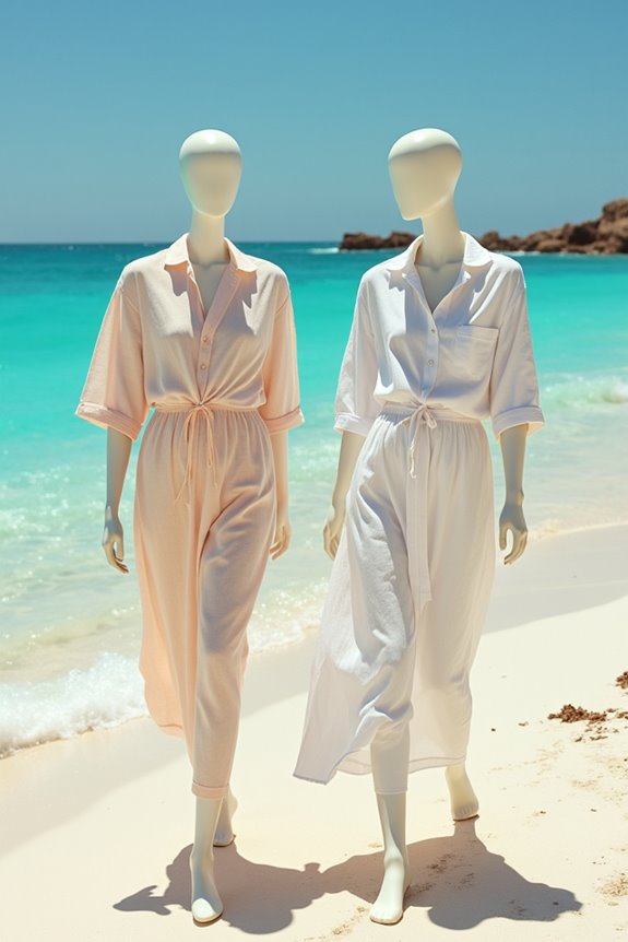 lightweight light colored breathable fabrics