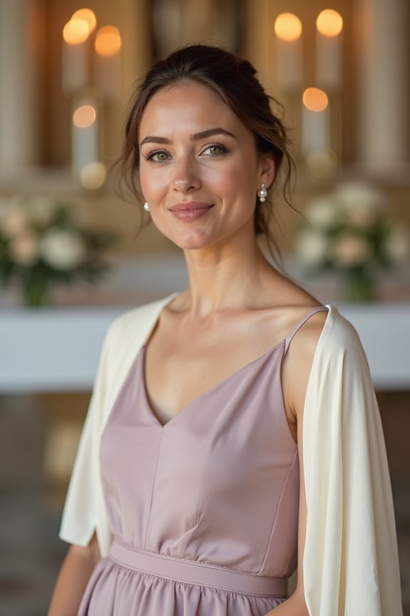 soft elegant baptism attire hues