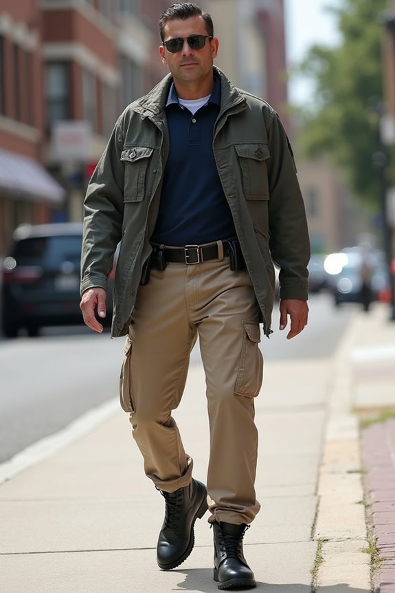 solid understated professional attire is best