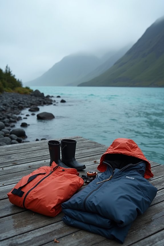 waterproof sealed seam rain protection