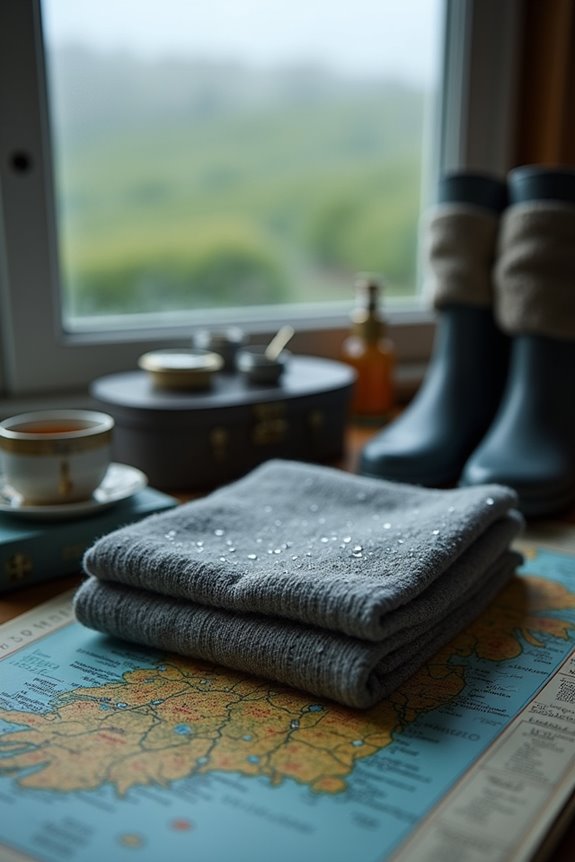 wool keeps warm when wet